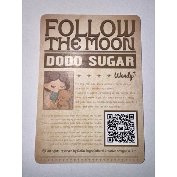 Dodo Sugar Wendy Follow The Moon Series Blind Box Tick Tock - Picture 4 of 7